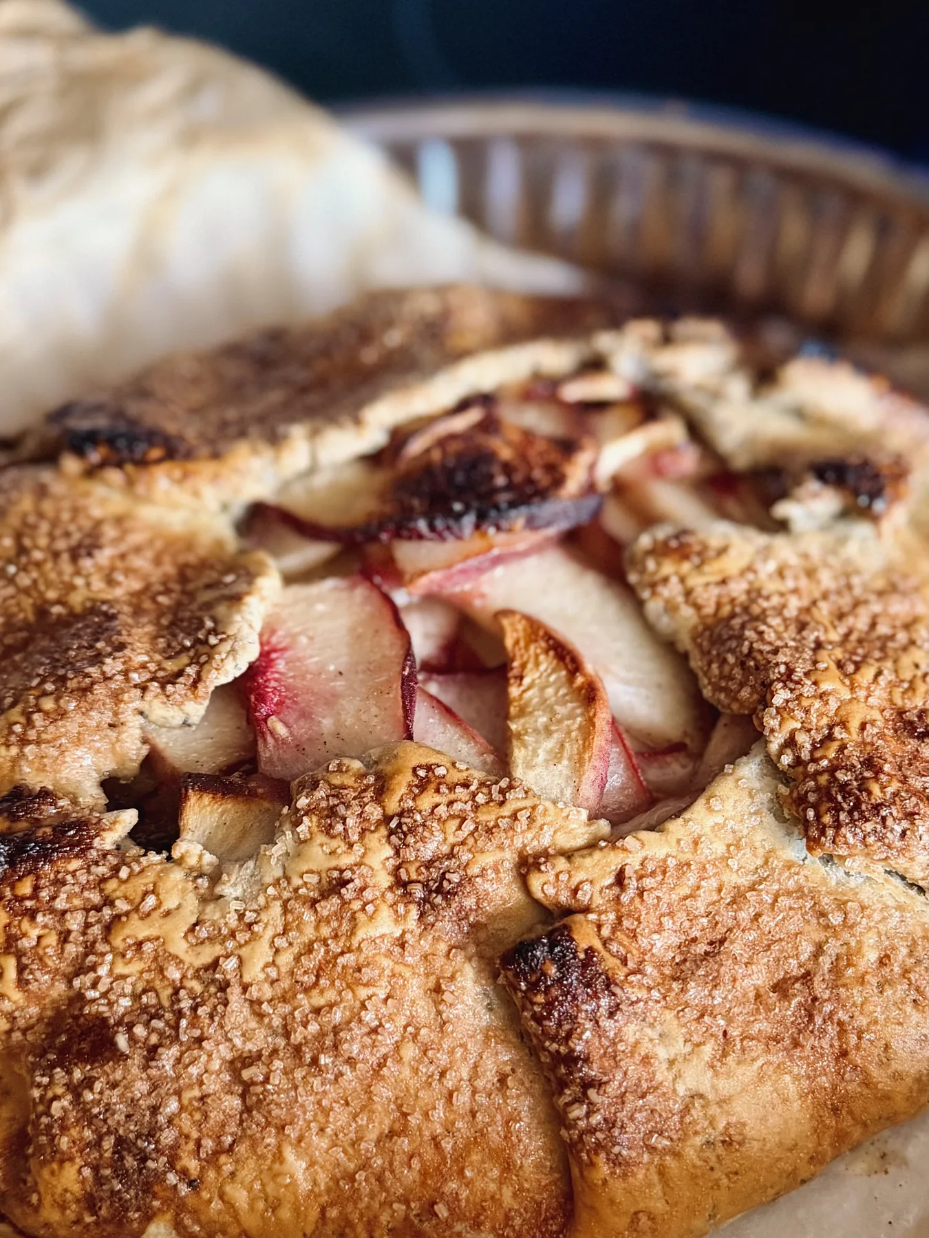 peach galette