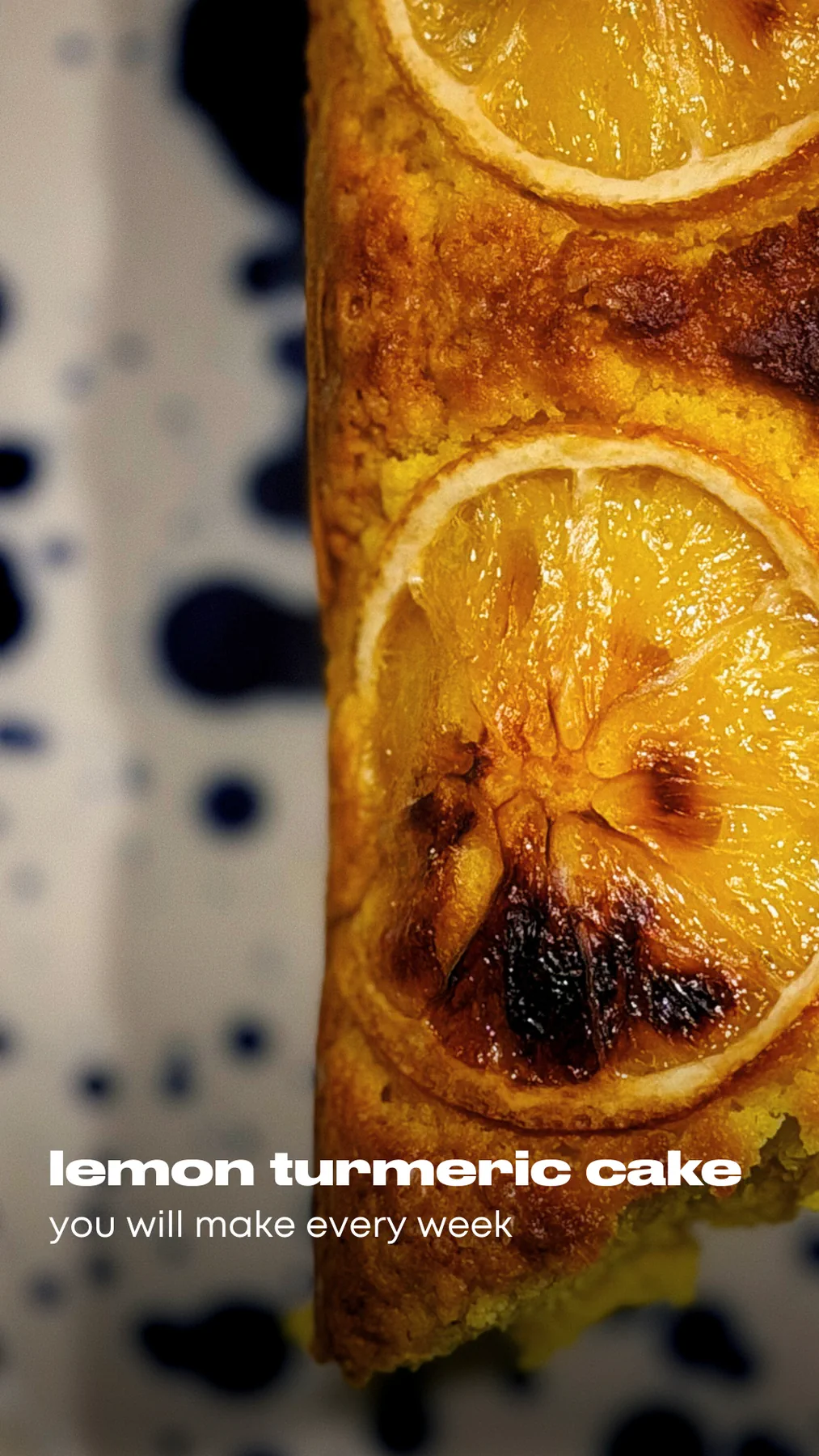 Lemon Turmeric Cake