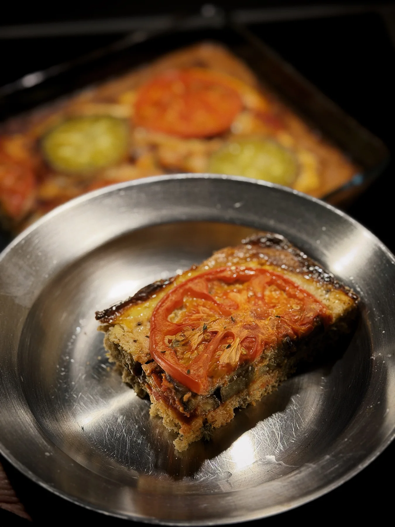 Mediterranean Eggplant and Tomato Tart